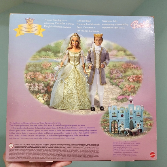 Super RARE Barbie and Ken Cinderella Wedding, Princess Collection, 2005 Year - Picture 5 of 12